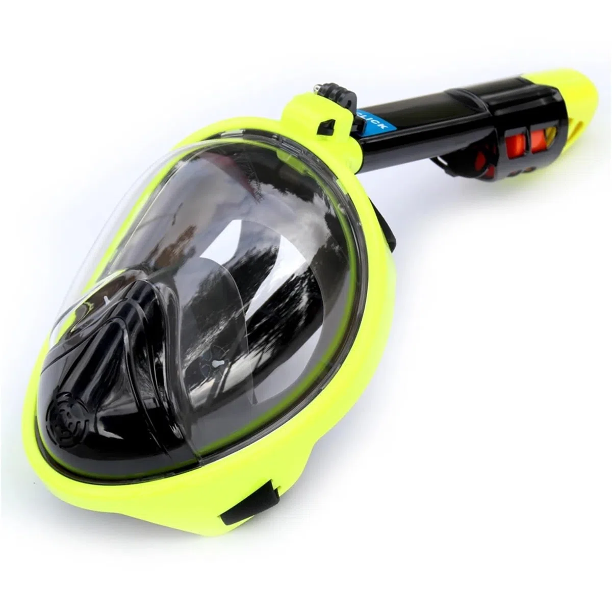 Maschera da Snorkeling Maschere da Snorkeling integrali con Vista panoramica, antiappannamento e antiperdita, per Nuoto, Snorkeling, subacquee Maschera Subacquea(Regular- Green,S/M)