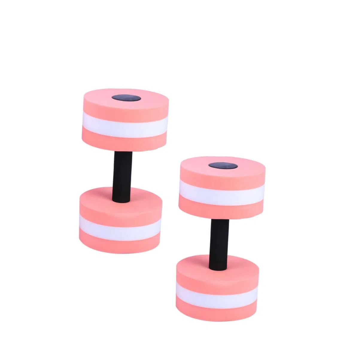 Kisangel Manubri Ad Acqua per Piscina Rosa, Set da 2 Bilancieri in Schiuma Eva per Esercizi di Fitness Acquatico, Allenamento Acquagym per Rafforzare Schiena e Addominali