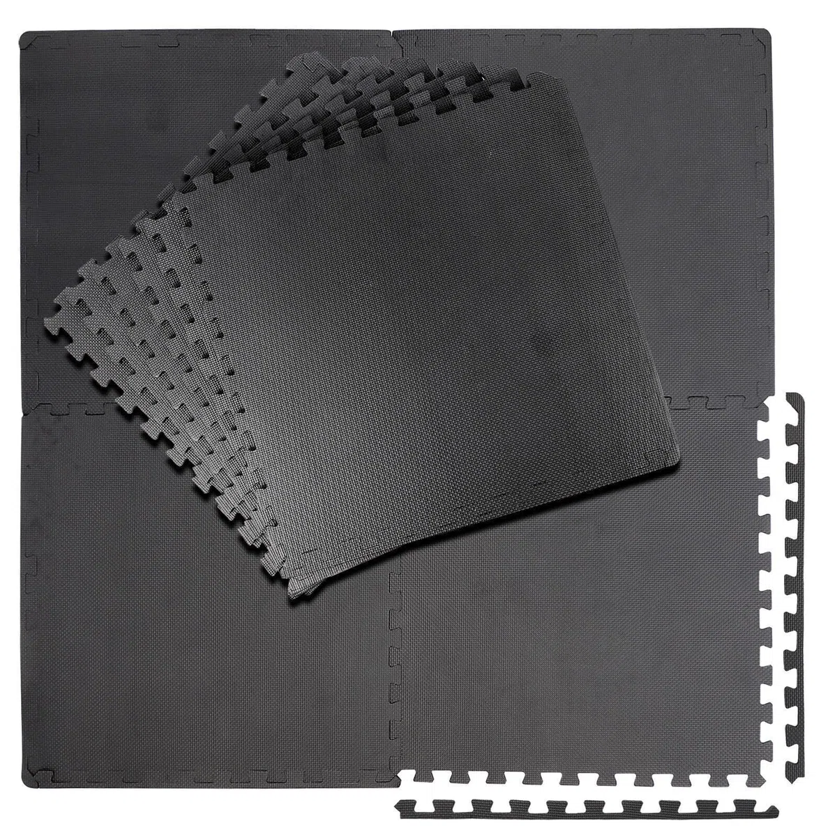 Tappeto Palestra, x12 Puzzle 60x60cm 12mm, Tappeto Puzzle, Tappeto Gomma Antiscivolo, Tappetino Palestra, Tappetino Fitness, Home Gym, Tatami Palestra, Pavimento Gommato Palestra, Tappetino Ginnastica