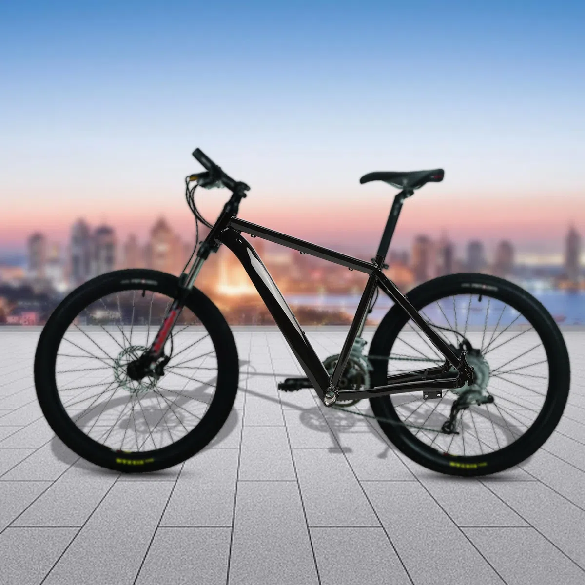 Telaio per mountain bike, in lega di alluminio, per mountain bike, mountain bike da 26 pollici, telaio per bicicletta MTB, telaio fino a 80-120 kg