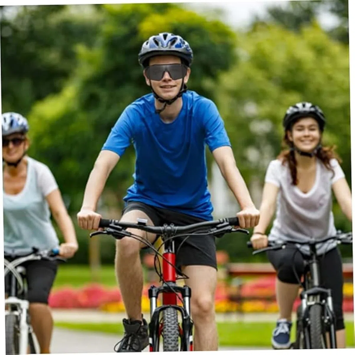 Occhiali da sole sportivi, occhiali da ciclismo polarizzati per uomo e donna, occhiali da ciclismo con protezione UV400 per MTB, bici da strada, sci, rave, ciclismo, golf, baseball, corsa