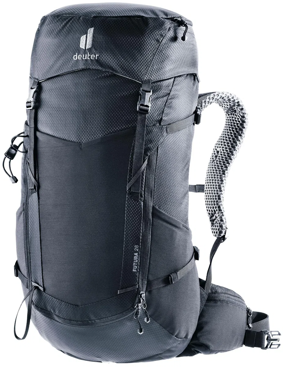 deuter Futura 26 Zaino da trekking con schienale in rete e copertura antipioggia