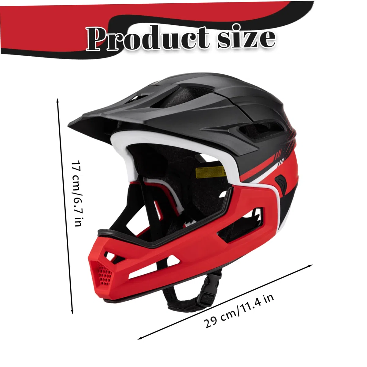 Casco da Bici per Adulti Casco Integrale da Mountain Bike con Mentoniera Staccabile Protezione Ventilata Leggera e Regolabile per Uomo Donna Pista Ciclabile Equitazione Fuori Strada