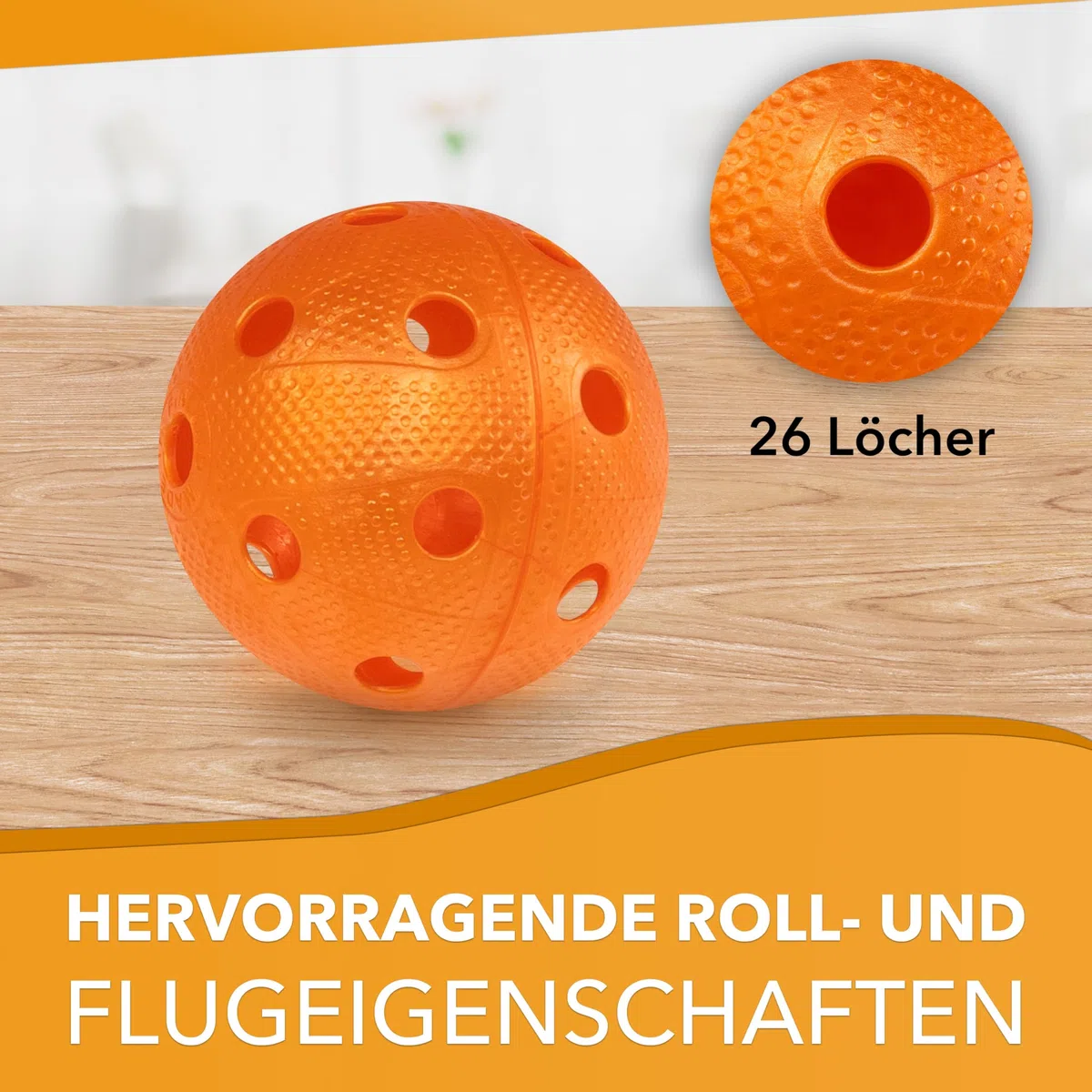 FAT PIPE Floorball Unihockey - Set da 24 palline da allenamento con certificazione IFF per la qualità testata