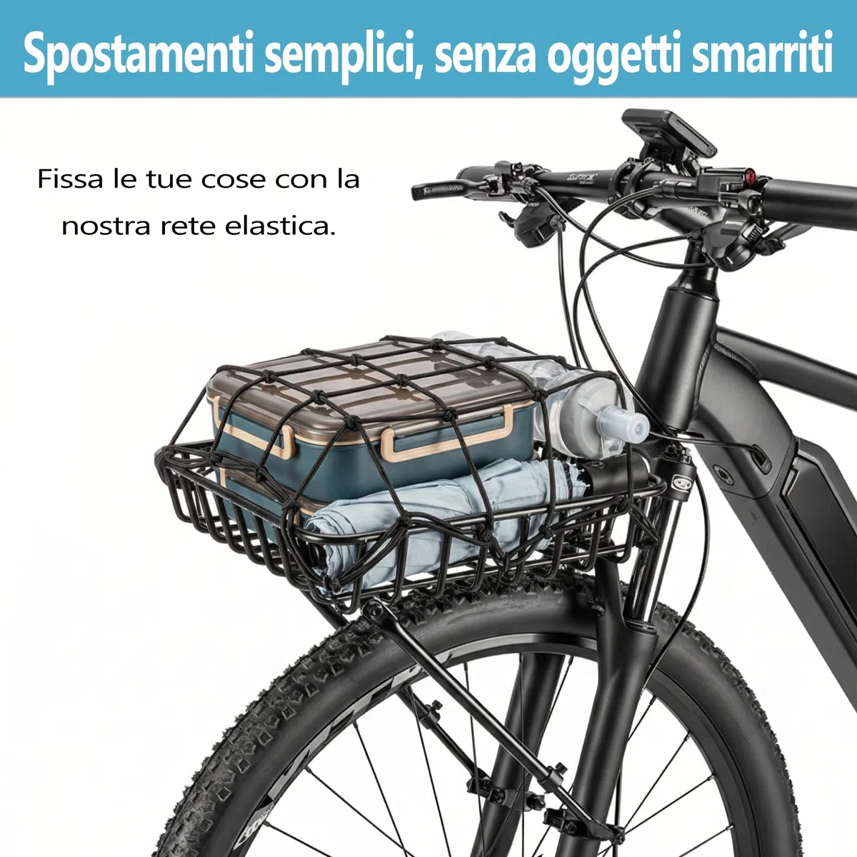 Portapacchi anteriore per bici, BFR0102FT