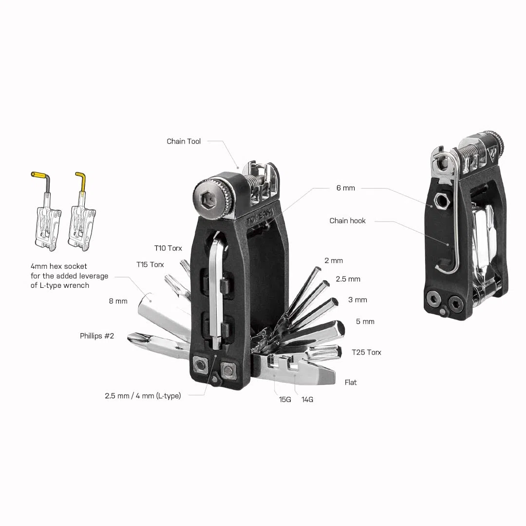 Topeak Multi-outils de selle 16