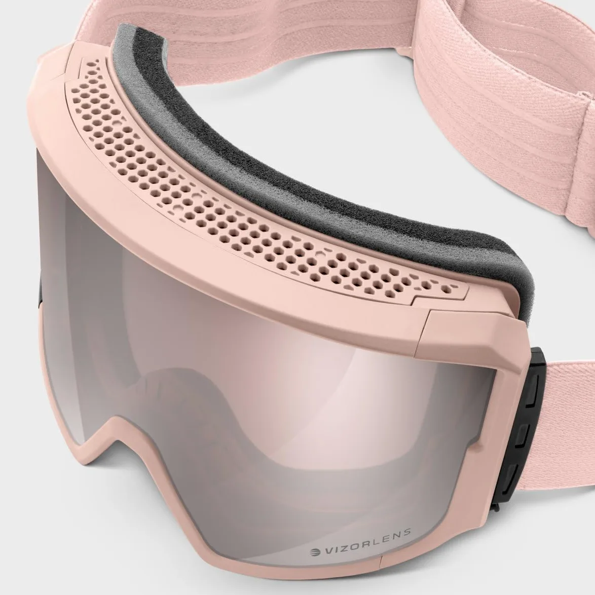 SIROKO - Maschera da Sci e Snowboard con Lente Magnetica G3 Tara Rosa