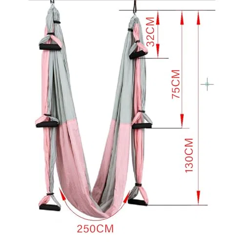 Amaca Yoga Aerea Amaca Yoga di Alta Qualità Altalena Aerea Yoga Sciarpa per la Forma Fisica e il Sollievo dello Stress, Amaca Inclusa