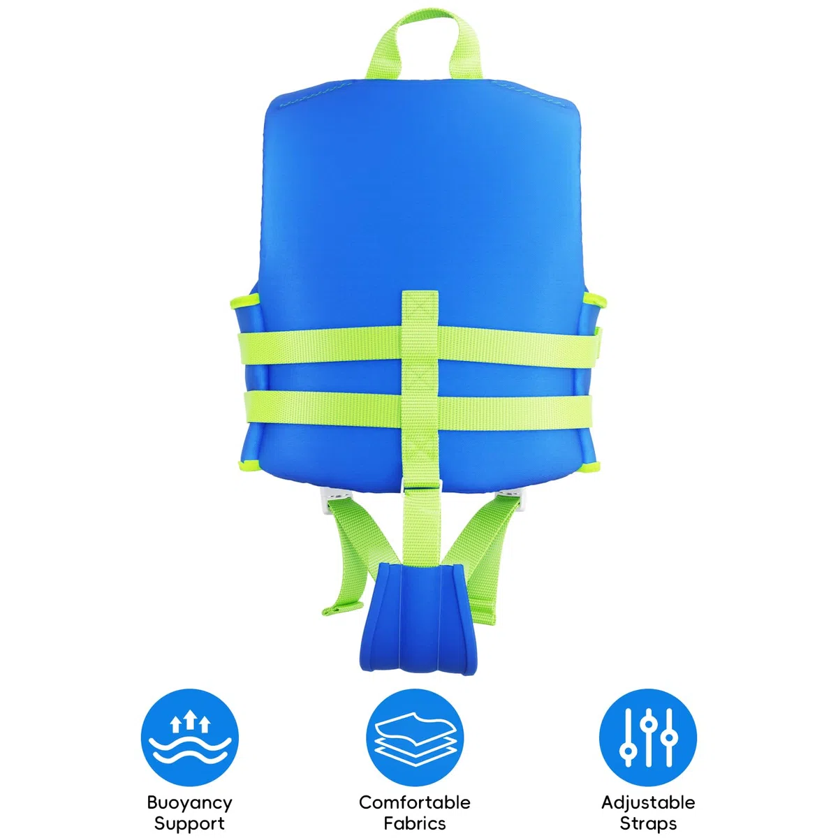 Gilet Galleggiante per Bambino, Giubbotto da Nuoto in Neoprene per Bambini Giubbotto di nuoto per bambini e bambine, con cinghie di sicurezza regolabili, età 2-9