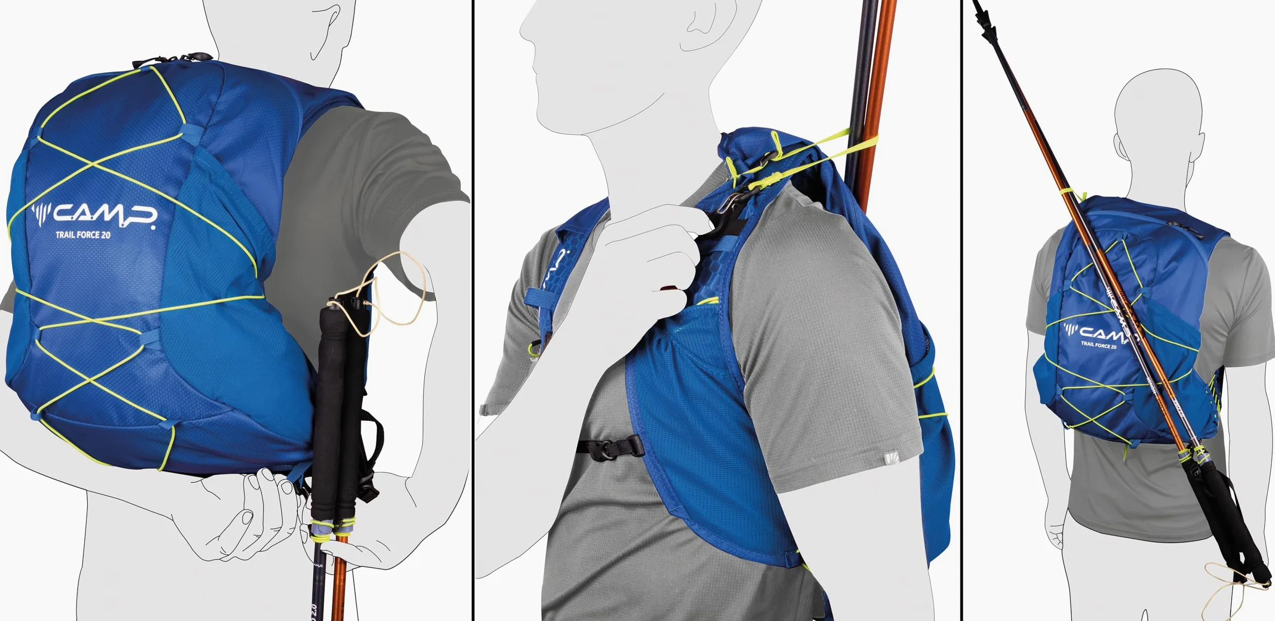 C.A.M.P. - Zaino - TRAIL FORCE 20 - XS-M - 20 L
