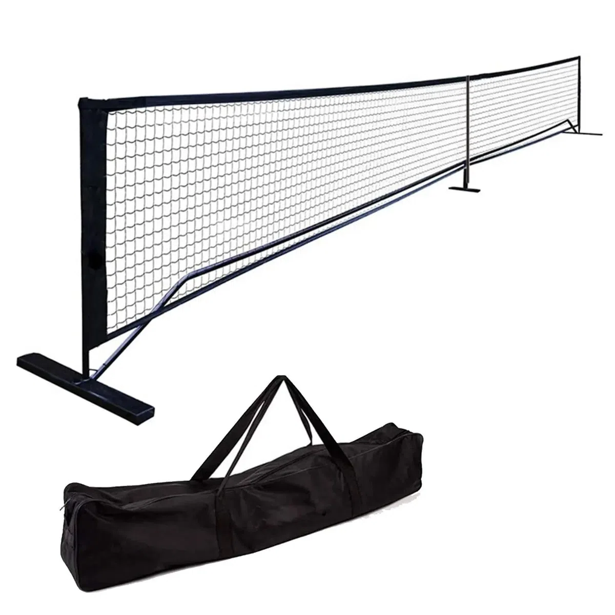 Rete da Pickleball Rete da Pickleball Set con Struttura in Metallo Feste in Campo Allenamento Facile da installare