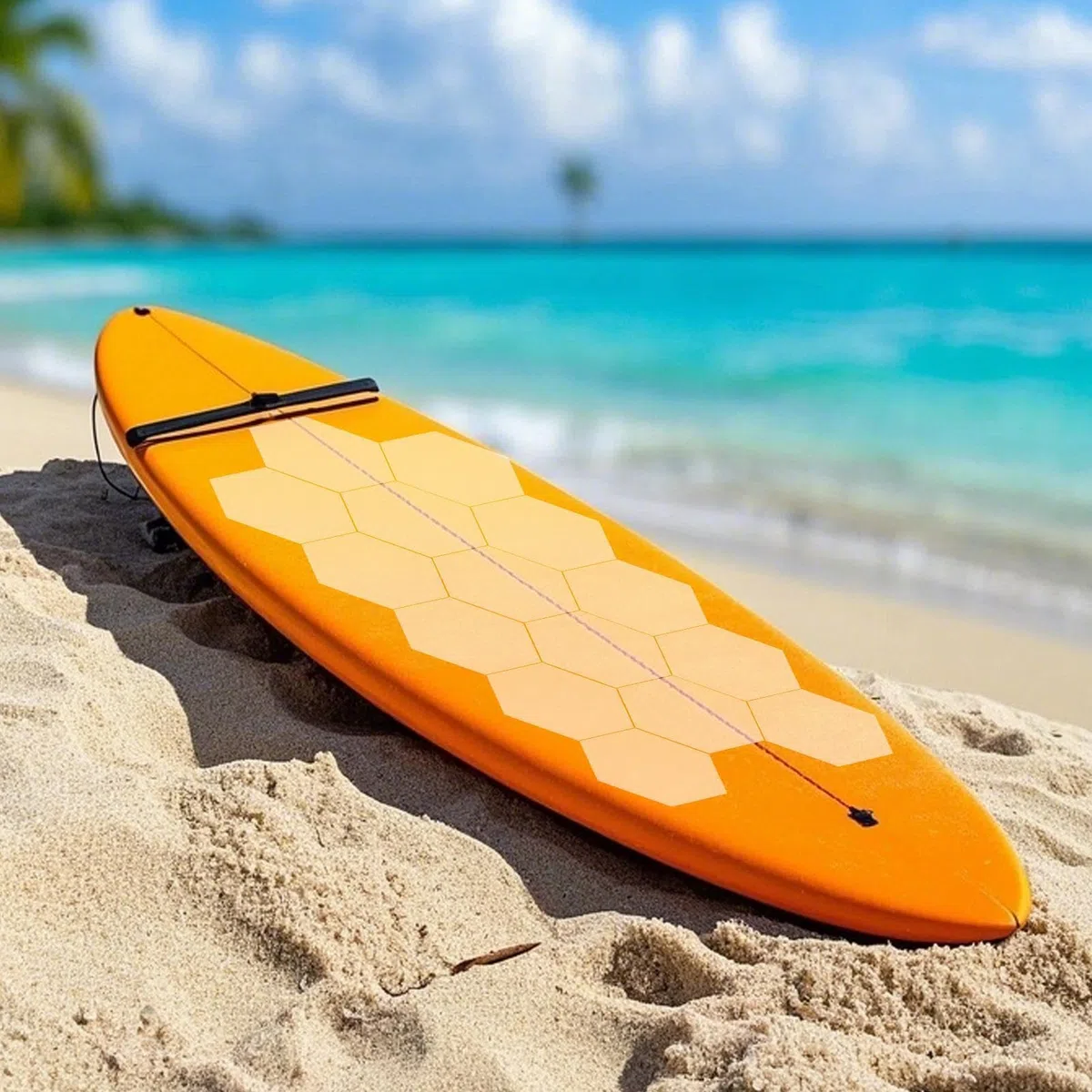Tappeto Antiscivolo per Tavola da Surfing Adesivi Antiscivolo Esagonali da | Tappetini Adesivi Per Surfboard per Sport Estivi all'aperto Skateboard Snowboard Paddleboard Kayak Pontoon ed At