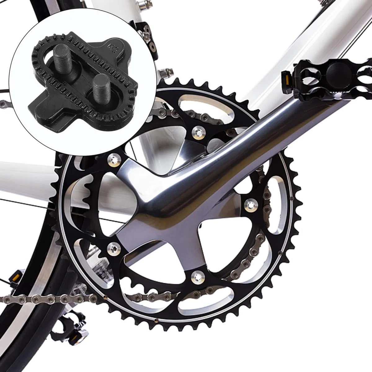 BESPORTBLE 2 Paia Di Tacchetti Per Biciclette Tacchetti Per Bici Stecca Tacchetto Per Mountain Bike Copri Tacchetti Per Bicicletta Calpestabili Pedale Della Bici Tacchetti Per Mtb Tacchetto