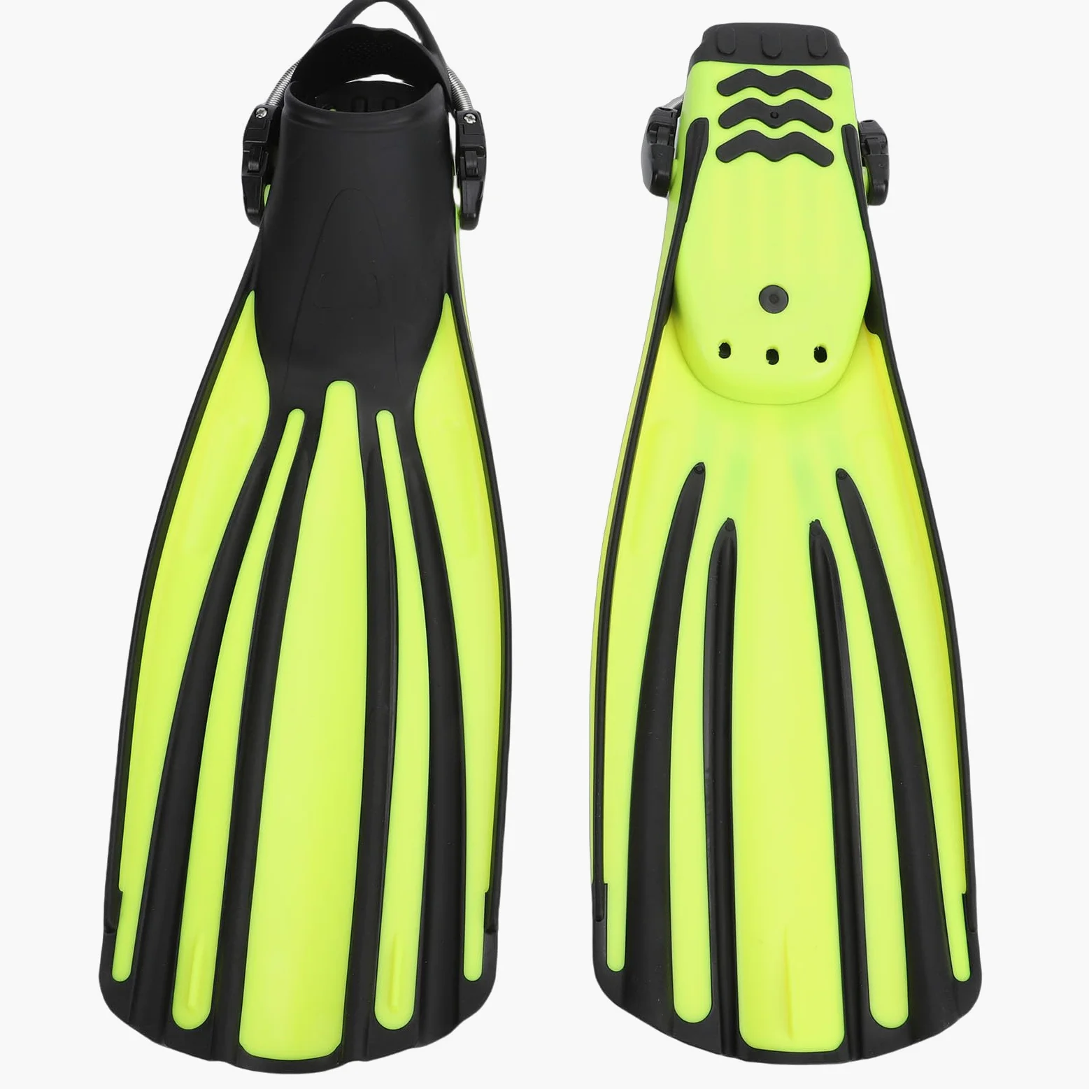 Alomejor Pinne per Immersione in TPR Premium, Fibbia Regolabile, manovrabilità Migliorata per lo Snorkeling e il Nuoto