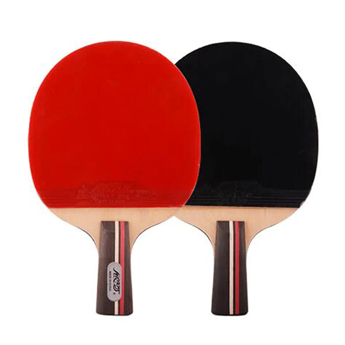 Racchette da Ping Pong, Set Sportivo for Principianti for attività in Famiglia, Scuola e Club Sportivo/Doppio(Short Handle)