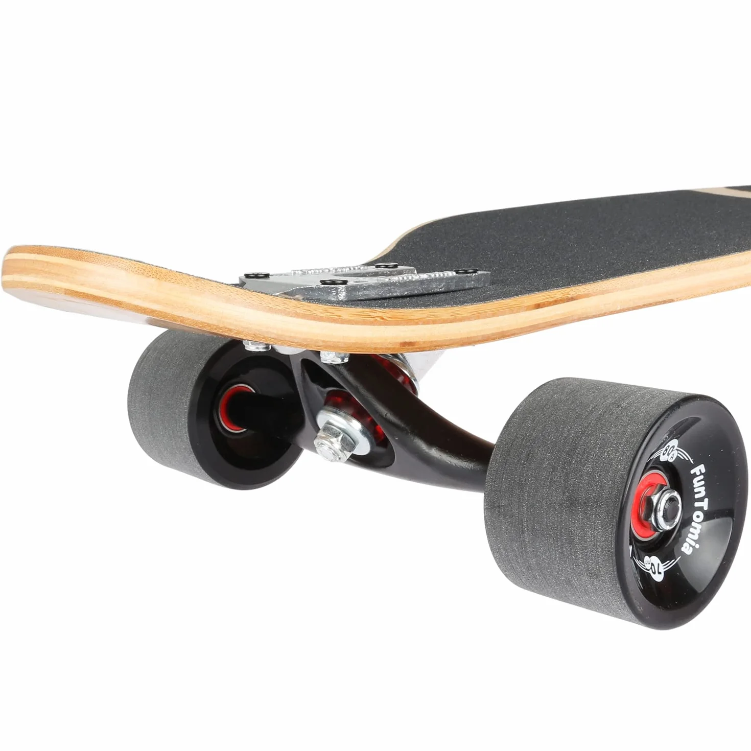 FunTomia Longboard con 3 livelli flessibili, Drop Through Cruiser Completo con cuscinetti a sfera Mach1 Speed, strumento a T