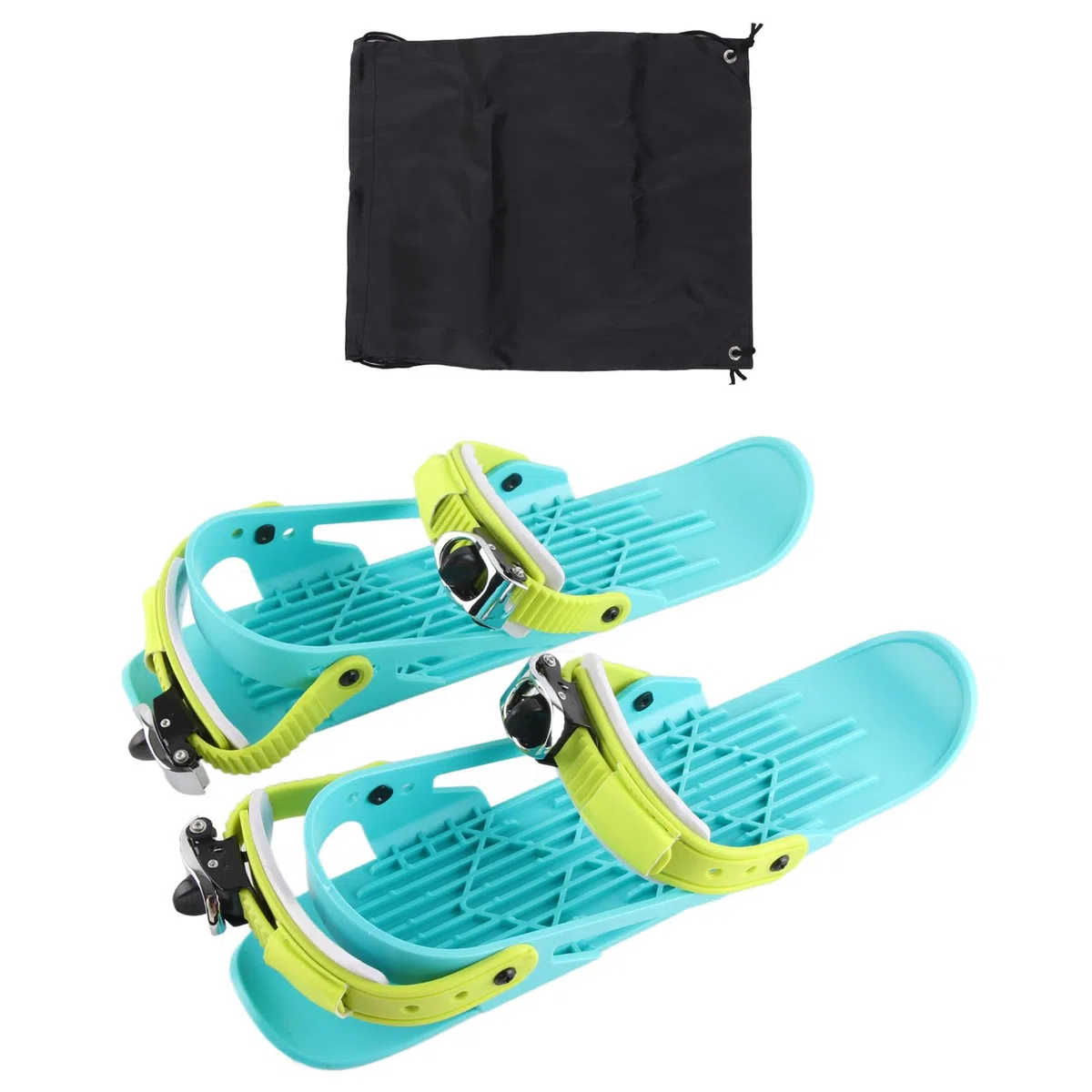 Mini Pattini da Sci, Mini Scarpe da Sci Regolabili, Mini Pattini da Sci Corti Leggeri, Skiboard Corto Compatto Universale per Pattinaggio di Hockey su Ghiaccio