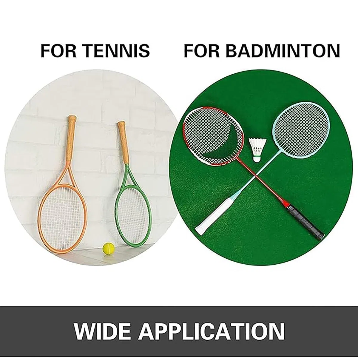 Generico Macchina incordatrice Professionale per Racchette da Tennis e Badminton con Sistema Fisso a 6 Punti, Rotazione e Strumenti di trazione del Filo Antiscivolo per un'incordatura efficiente.