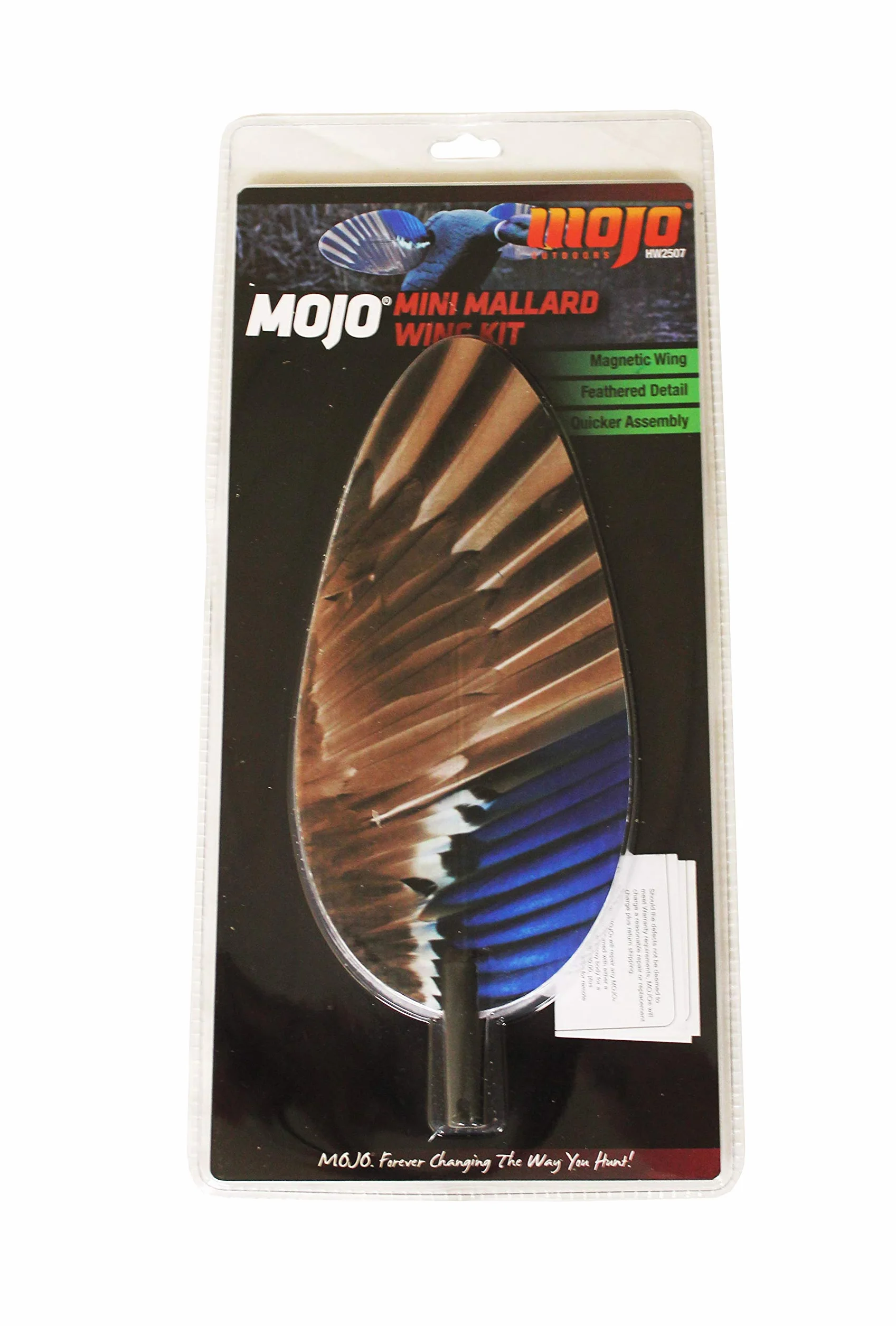 MOJO Outdoors Elite Series Mini Mallard - Kit di ricambio per ali magnetiche, multicolore