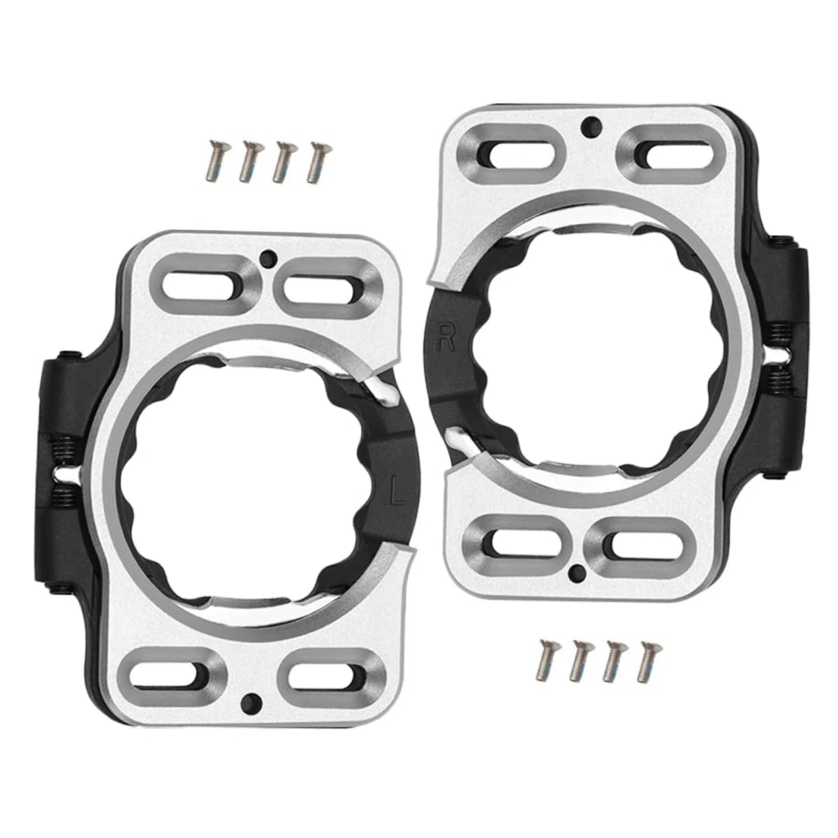 Toyvian 2pezzi Tacchette Per Bici Da Strada Convertitore Di Tacchette Per Ciclismo Su Strada Adattatore Per Per Bici Per Scarpe Da Ciclismo Copripedale Per