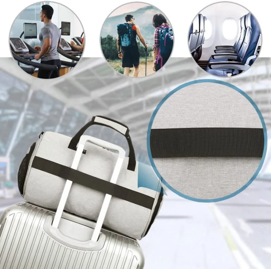Borsoni da Viaggio Borsone da Viaggio in Tessuto Impermeabile di Grande capacità con Scomparto per Scarpe Borsa da Palestra per la Notte per Donna e Uomo per i Viaggi e Lo Sport
