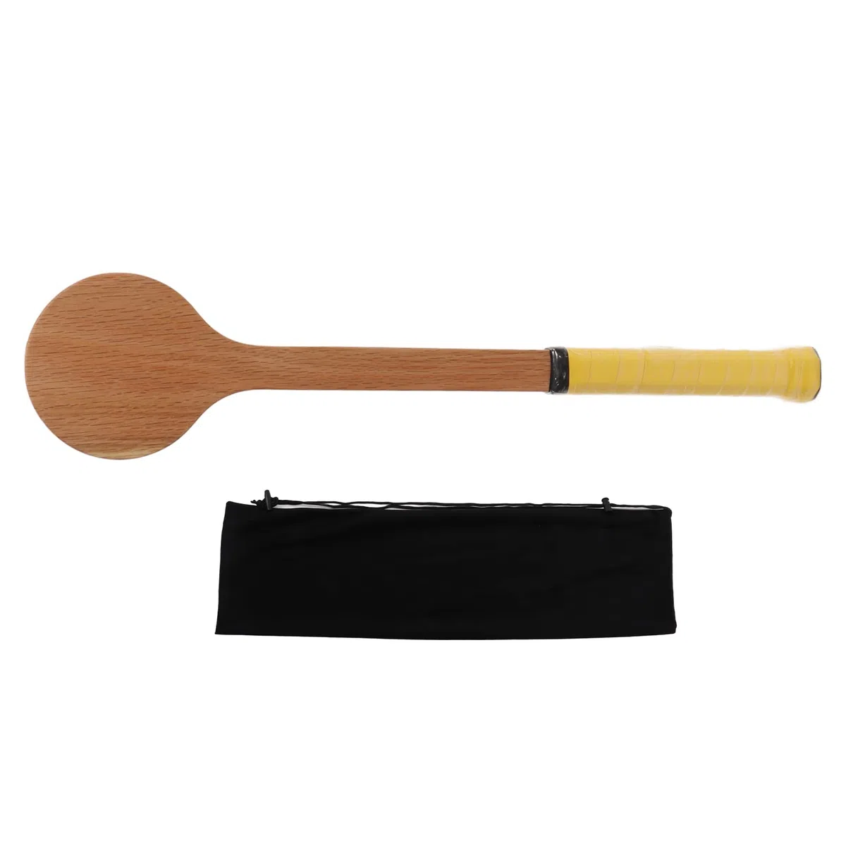 Jiawu Tennis Sweet Pointer Trainer Racchetta Aiuto per l'Allenamento con Altalena in Legno per Colpire il Punto Centrale, con Borsa per Esercizi Sportivi, Strumento di Allenamento in Quercia Rossa