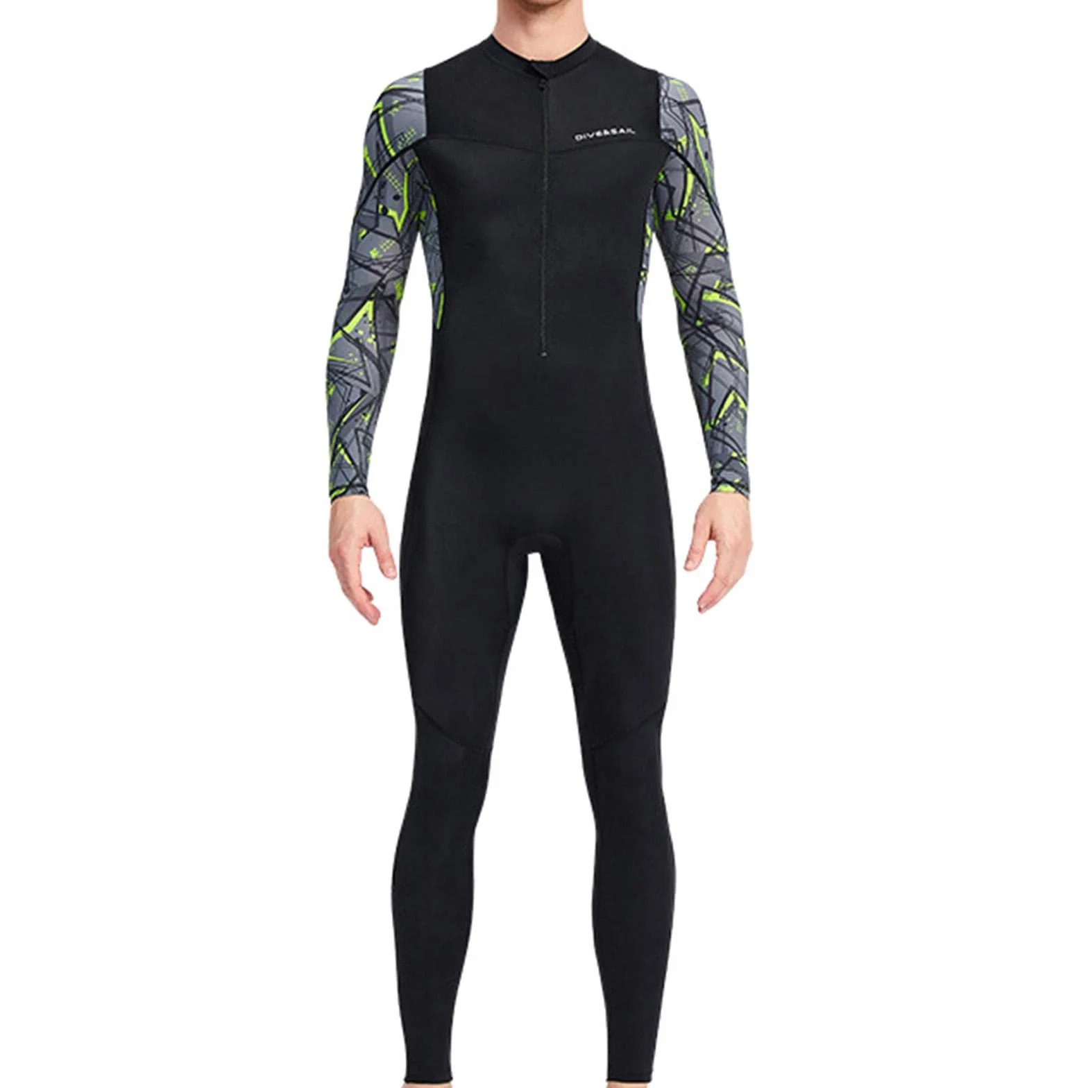 predolo Muta in Neoprene Da Uomo, Muta Da Sub Completa con Cerniera Frontale per Immersioni, Snorkeling, Surf, Nuoto
