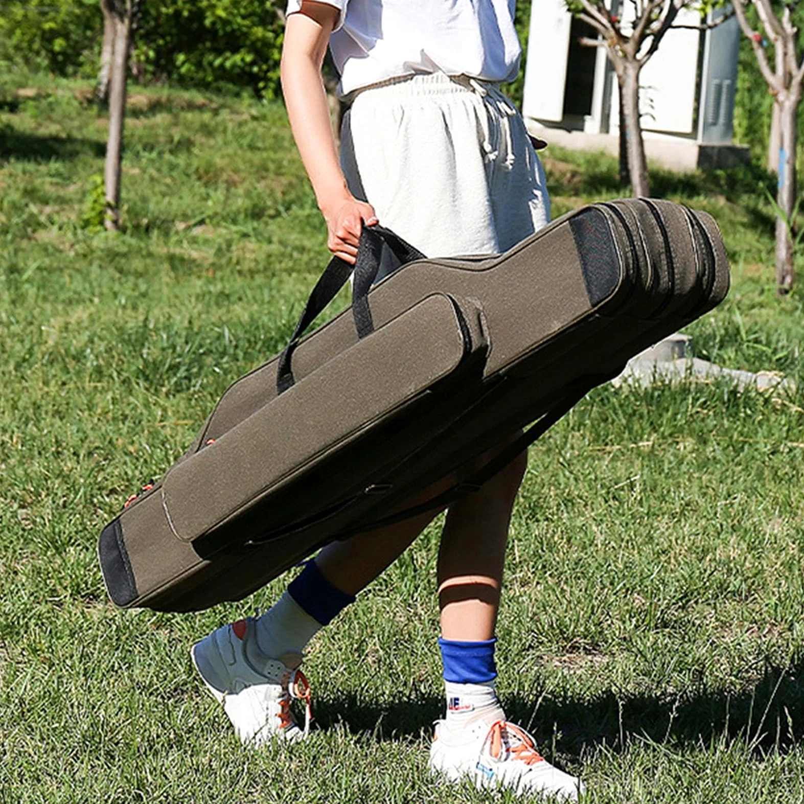 Borsa per canne da pesca, impermeabile per attrezzi da pesca | porta attrezzi da pesca all'aperto, organizer portatile per canne da pesca per uomini, 130 cm., vedi descrizione, Vedi