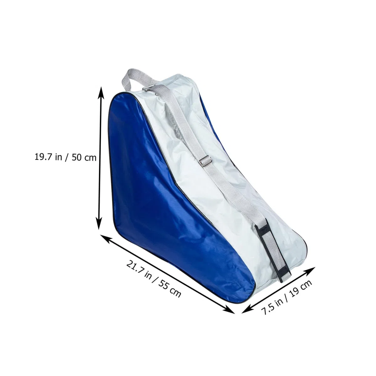BESPORTBLE Borsa Portatile per Pattini a Rotelle e Ghiaccio 3 Pezzi | Poliestere, Uso Esterno, Design Semplice, Set Rosso Blu Rosa, Formato Grande per Ragazzo Ragazza