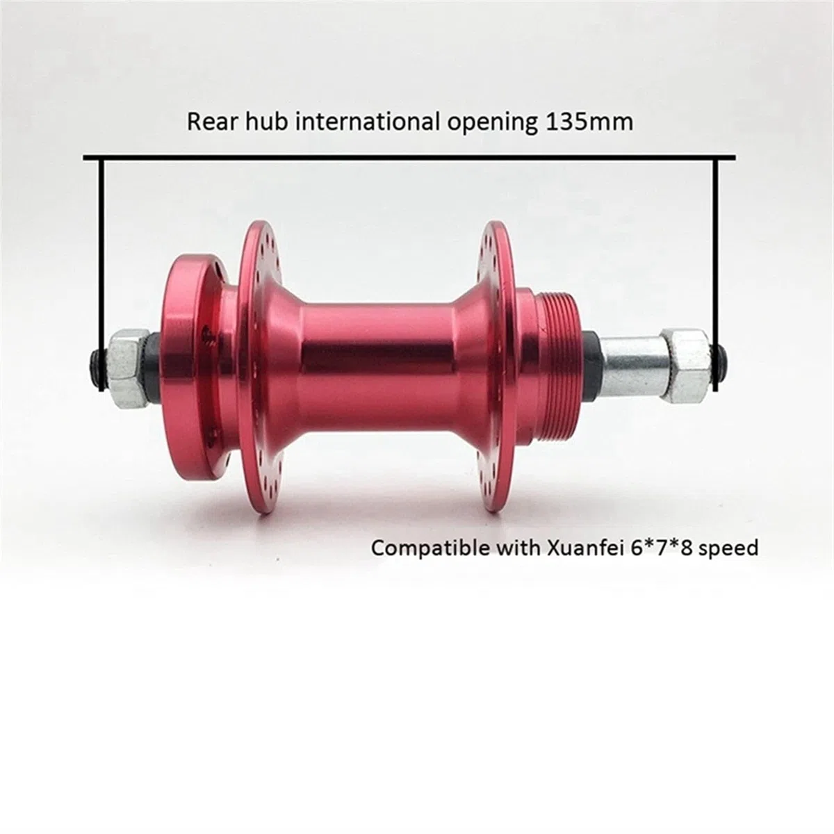 Rilasci Rapidi per Bicicletta Spiedini for Mozzo Ruota Bici 1 Paio Freno A Disco Mountain 100/135mm Rosso con Fascia da Braccio 2 Pezzi, Attrezzatura Corsa Riflettente