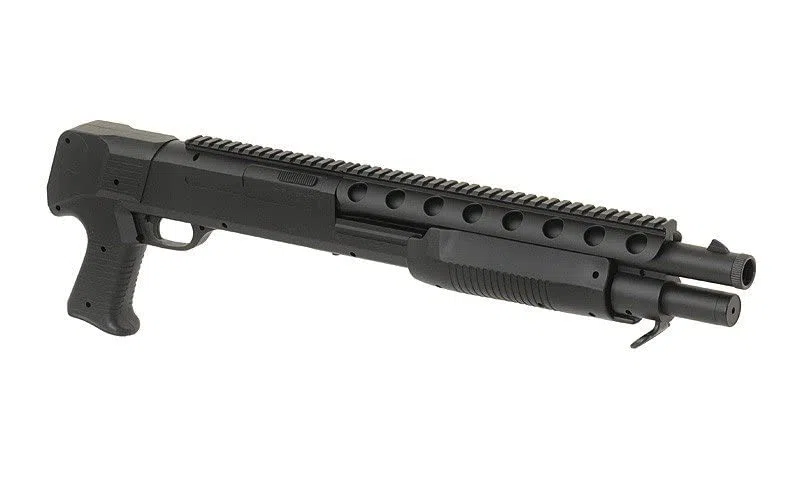 2EAGLE Fucile a Pompa Softair - M309 a Molla/plastica ad Alta Resistenza/Ricarica Manuale (0,5 Joule)