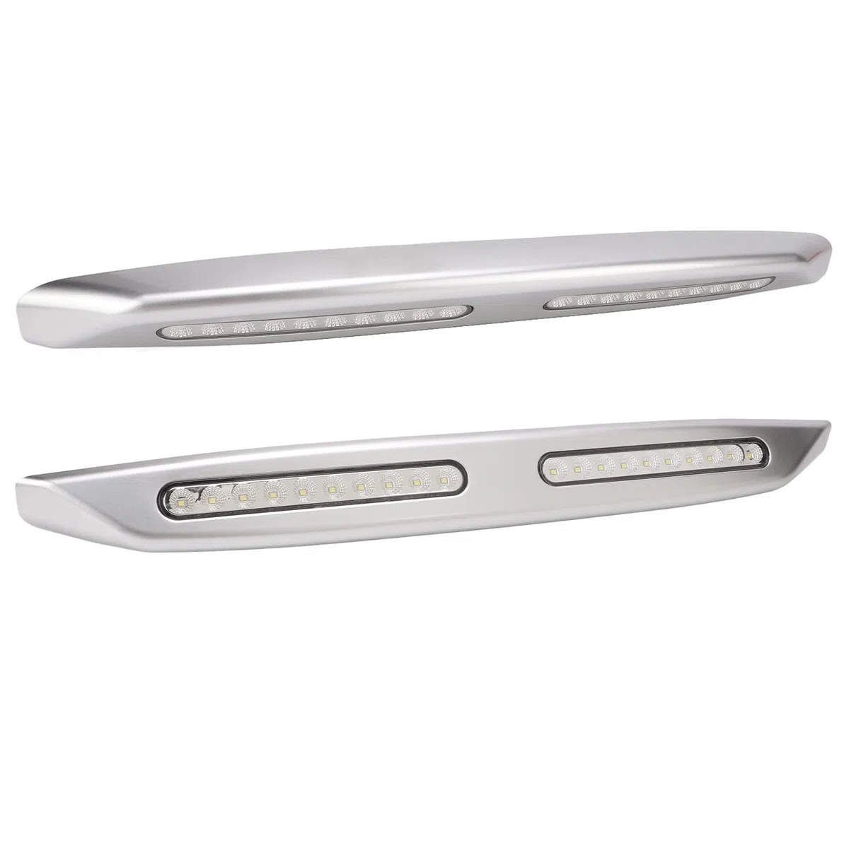 Barra Luminosa per Camper 20 LED Luci per Veranda Luci Esterne Impermeabili Camper per Yacht (SILVER)