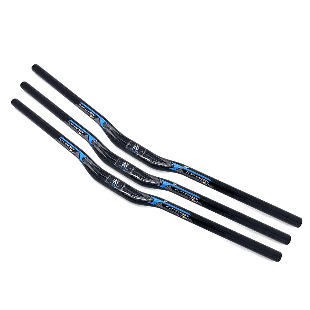 Manubrio Mtb Fibra di carbonio completa Mtb. Manubrio Swallow Light 3K Gloosy flat 31.8mm * 500 520 540 560 580 600 620 640 660 680 700 720 740 760mm Manubrio Mtb Carbonio (Color : 760mm)