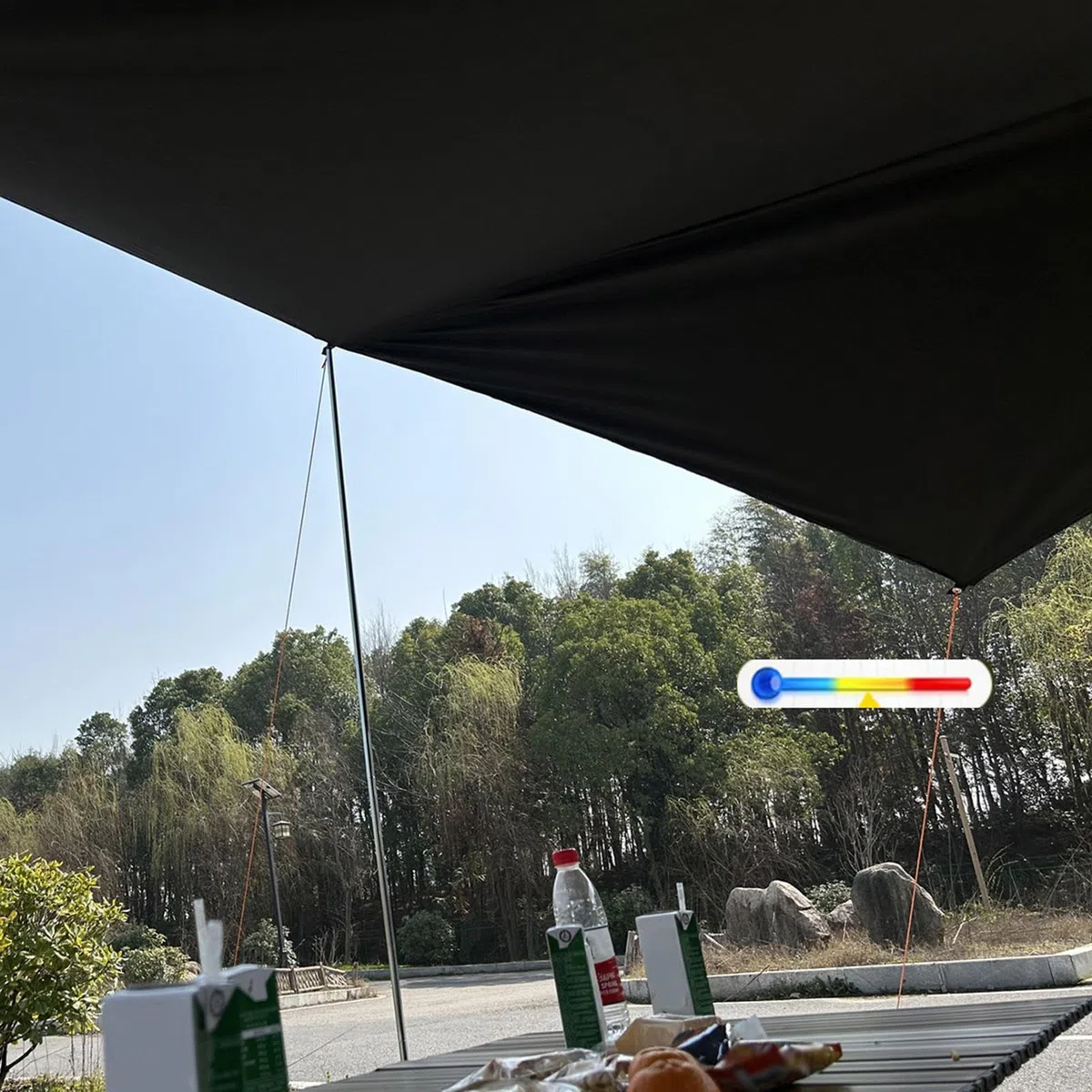 Tendalino per Portellone Auto Tettuccio Impermeabile Protezione UV 2,7 x | Tettuccia Per Portellone Anti-UV E Antivento Per Parcheggio All'Aperto Veicoli Camper SUV Camion Lato Posteriore