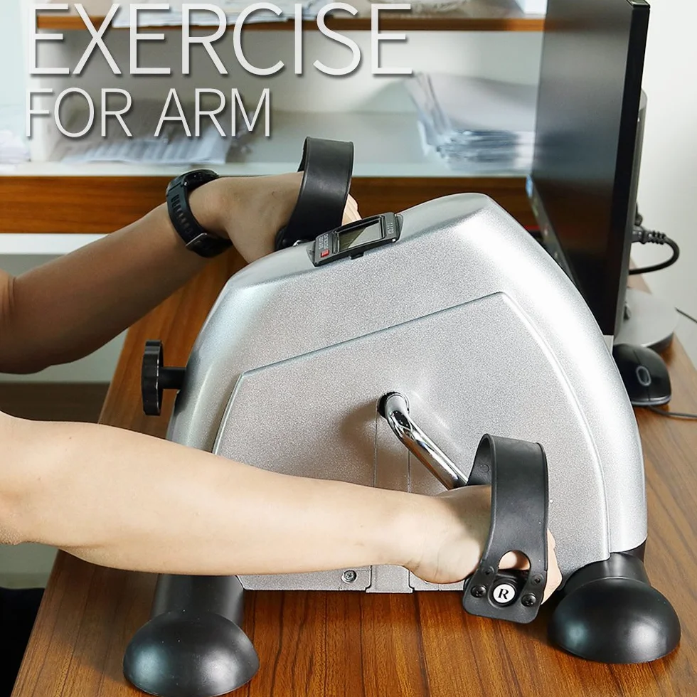 Mini Exercise Bike Portable Home Pedal Exerciser Gym Fitness Leg Arm