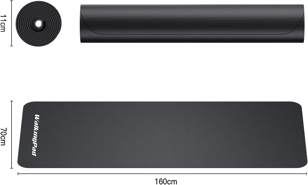 WalkingPad Tappetino Protezione Pavimento per Attrezzi Fitness, Tappetino Antiscivolo per Palestra in Casa Protezione per il Pavimento in Schiuma per Tapis Roulant, Yoga, Attrezzi da Fitness