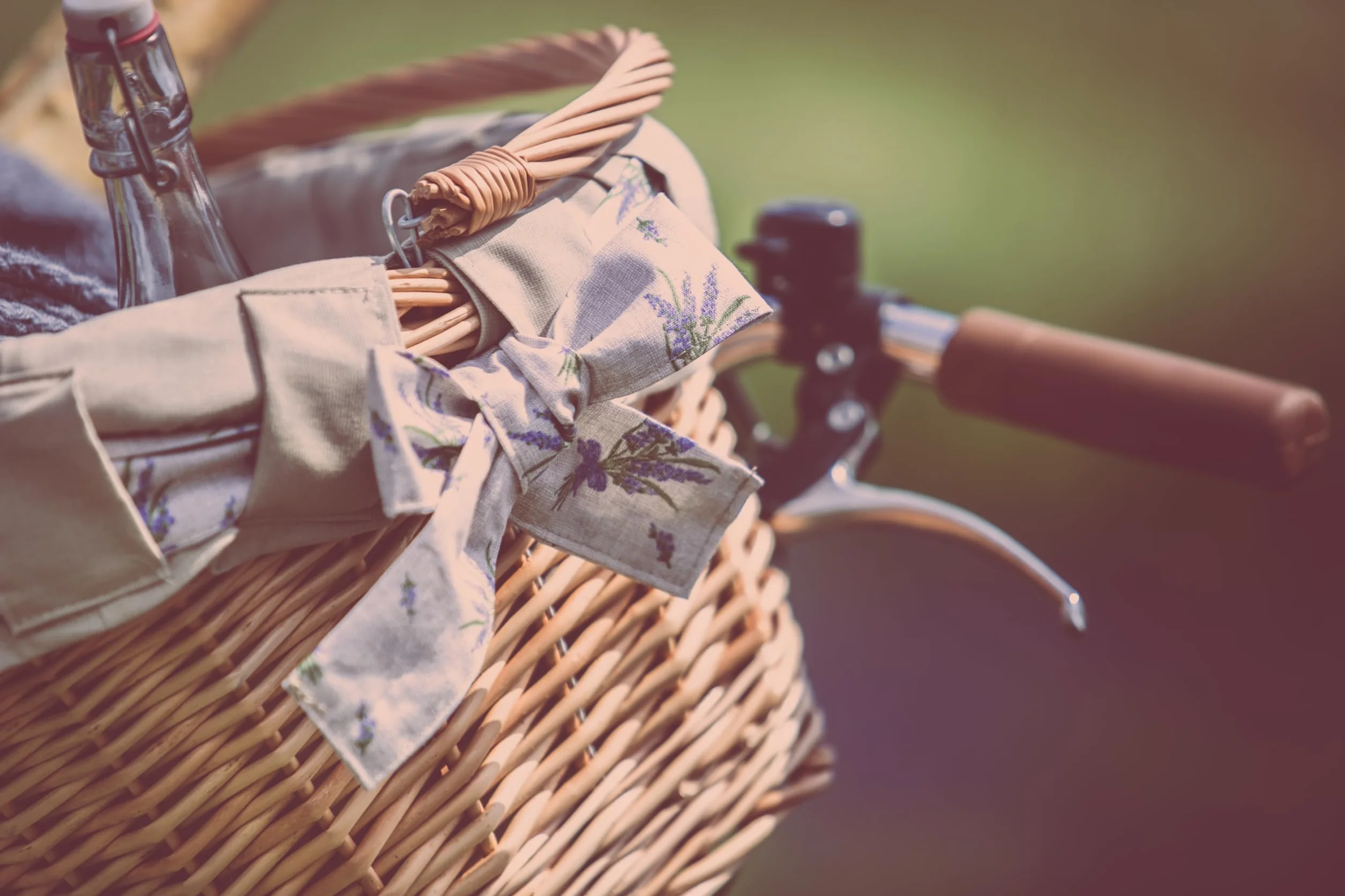 Cestino Anteriore Per Bicicletta In Vimini Intrecciato A Mano Con Fissaggio A Cinghie In Pelle Elegante Leggero Ecologico Pratico Perfetto Per Ogni Bici Escursioni