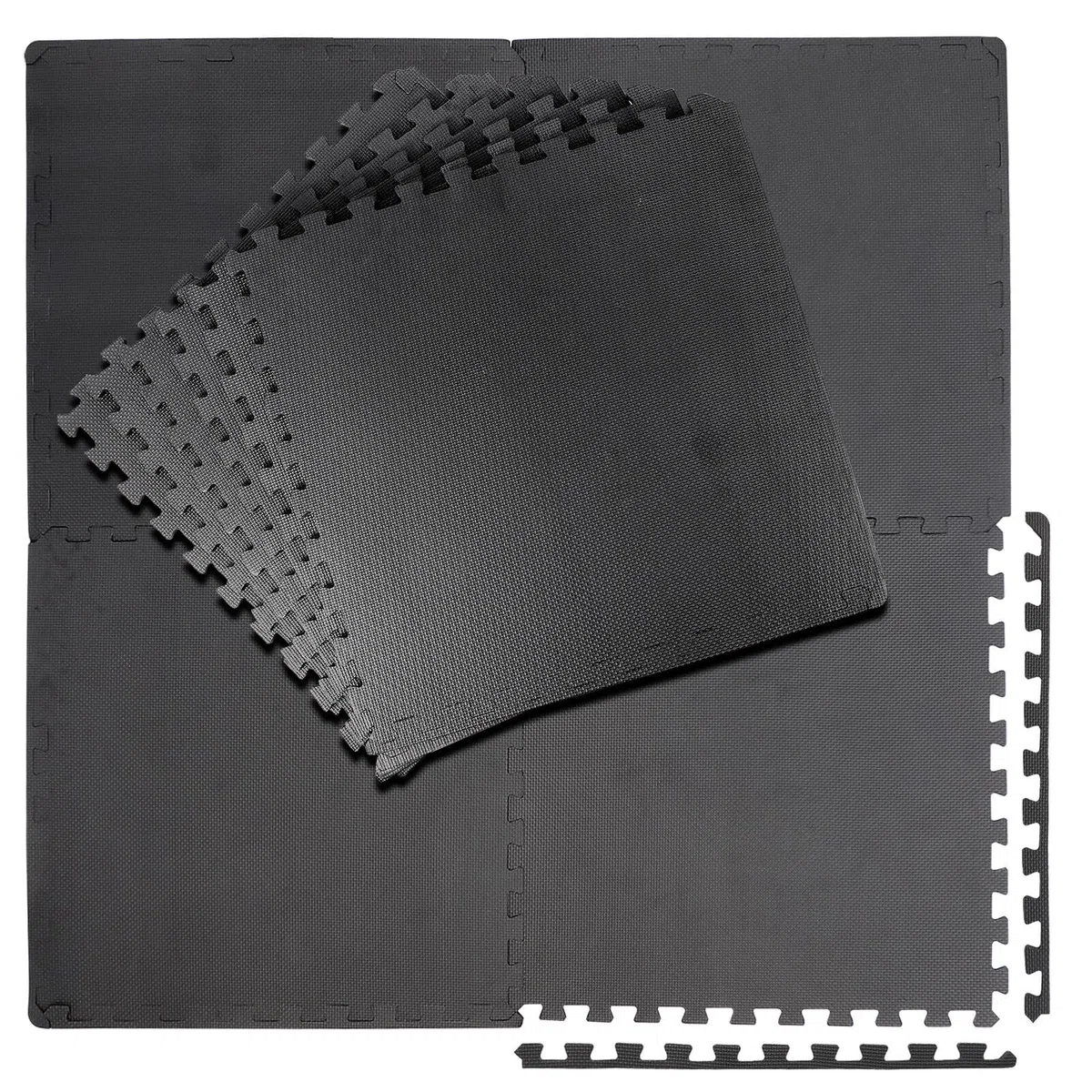 Tappeto Palestra, x12 Puzzle 60x60cm 12mm, Tappeto Puzzle, Tappeto Gomma Antiscivolo, Tappetino Palestra, Tappetino Fitness, Home Gym, Tatami Palestra, Pavimento Gommato Palestra, Tappetino Ginnastica