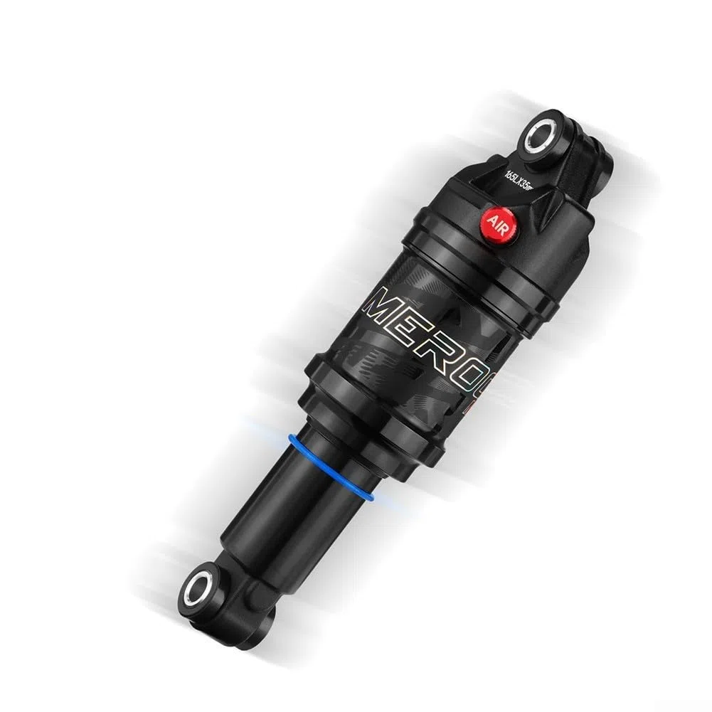 Oniissy Ammortizzatore posteriore ad aria per bicicletta con rimbalzo/blocco 125/150/165/190mm, pressione dell'aria regolabile, ammortizzatore per mountain bike (165MMx35MM)