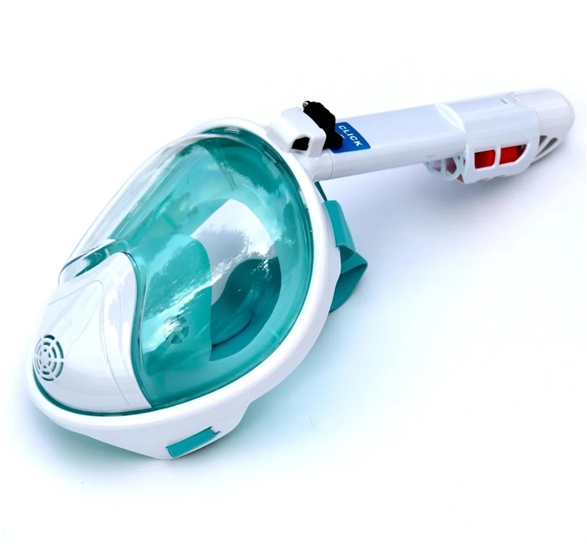 Maschera da Snorkeling Maschere da Snorkeling integrali con Vista panoramica, antiappannamento e antiperdita, per Nuoto, Snorkeling, subacquee Maschera Subacquea(Regular- Green,S/M)
