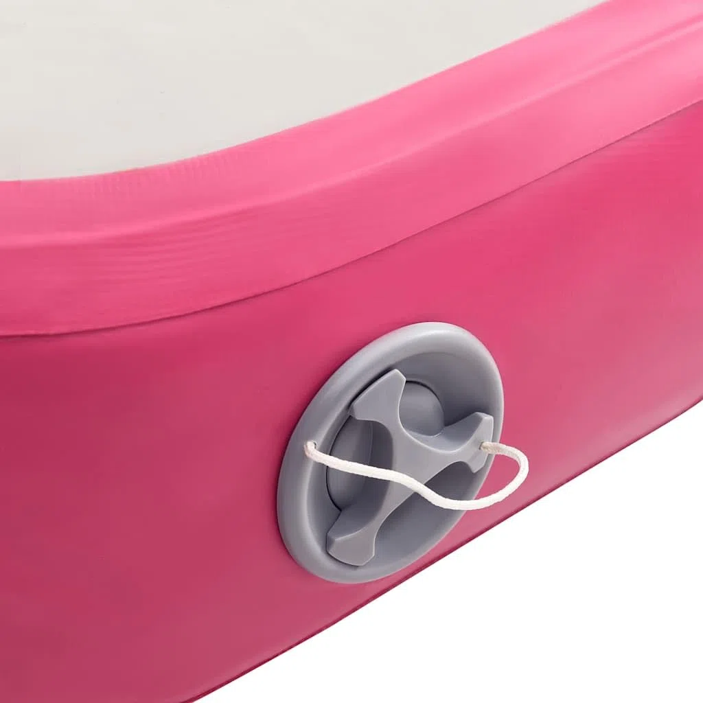 Tappetino Ginnastica Gonfiabile con Pompa 60x100x20 cm PVC Rosa, Articoli Sportivi,Esercizio e Fitness,Yoga e Pilates,Tappetini per Yoga e Pilates, 4.2kg-92655
