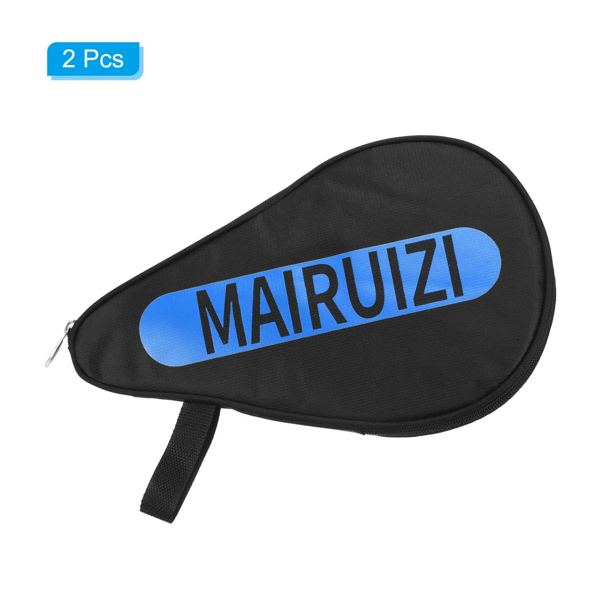 PATIKIL Ping Pong Racchetta Custodia, 2pz Ping Pong Racchetta Custodia Morbido Copertura Contenitore Borsa Zucca Forma per Sport Accessori, Nero
