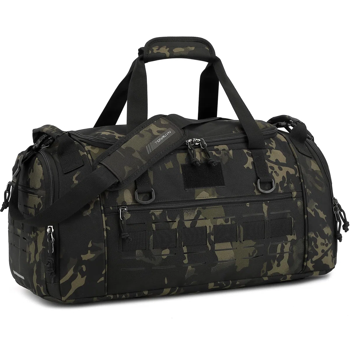 Borsone sportivo per uomo e donna, mimetico, 23 Inch, Borsa da palestra tattica per uomo 45L Militare Sport Duffle Bag