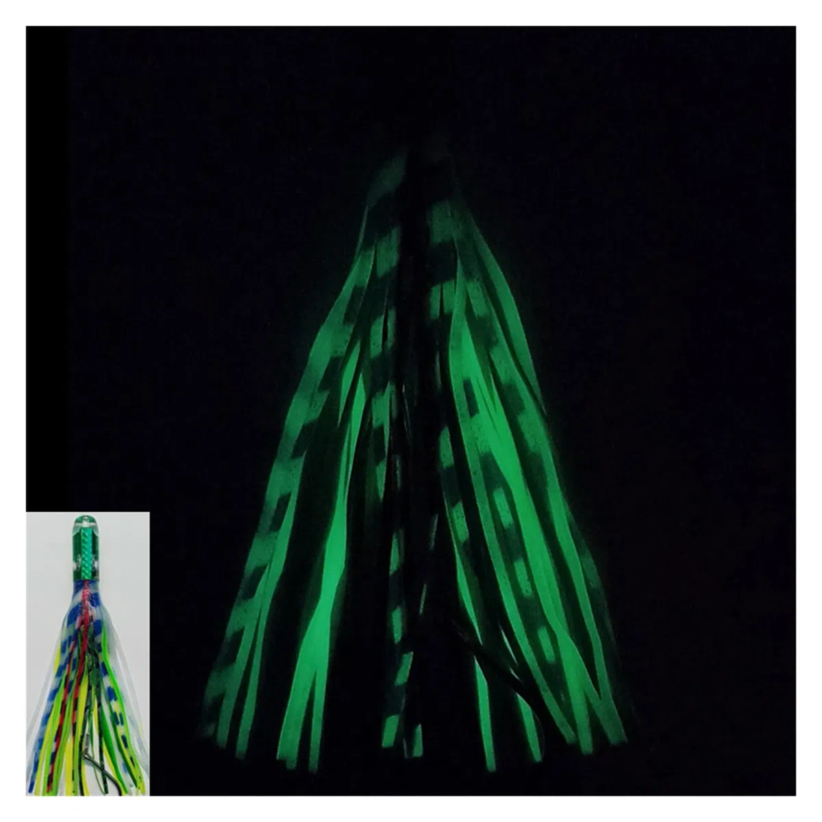 XILILHC 1 PZ 33 cm 160g Barca da Pesca A Traina Esca Calamari Esche da Pesca 13 Pollici Big Game Lure Tonno Metal Head Octopus Sea Fishing Lure