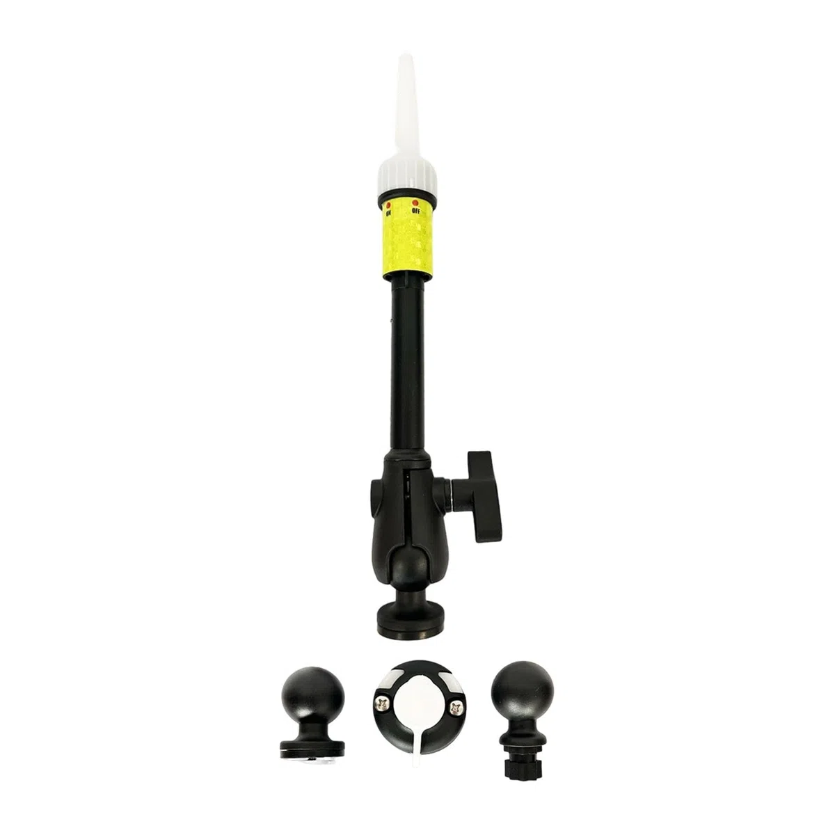 Kayak Light Luce per Kayak Barra Luminosa Palo Accessorio Antiurto Impermeabile Breve Montaggio in Nylon Acciaio PP Adatta a Club Pescatori Notturni