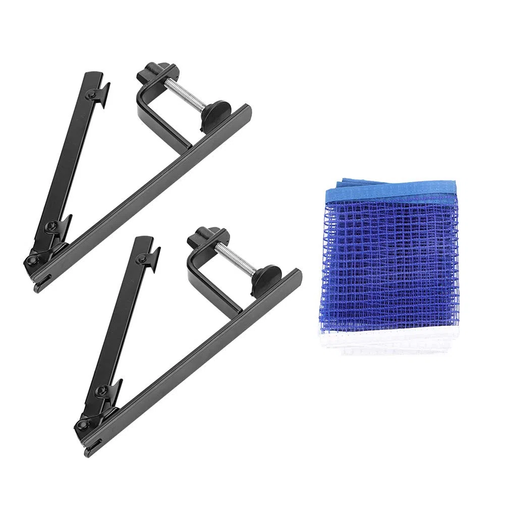 Rete da Pong Morsetto per Rete da Pong 22 × 14 × 5 Rete da Ping Pong Portatile con Morsetti in Metallo Accessorio per Set da Pong