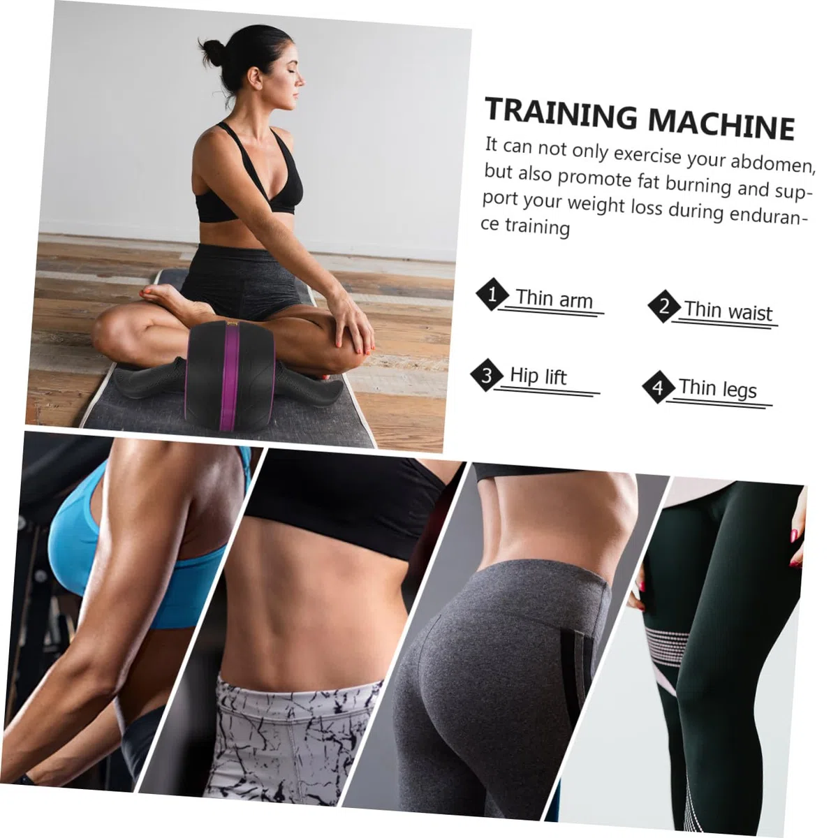 attrezzature per esercizi esercizio Allenamento allenatore ruota formazione muscolo attrezzatura sport esercizi palestra gym set delle ruote ab macchina AbS Grey