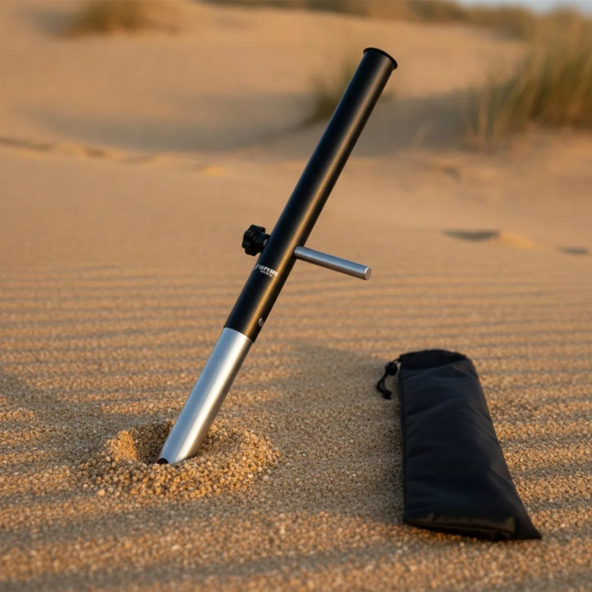 Reggicanna da Pesca con Picchetto Telescopico Supporto Smontabile per Spiaggia