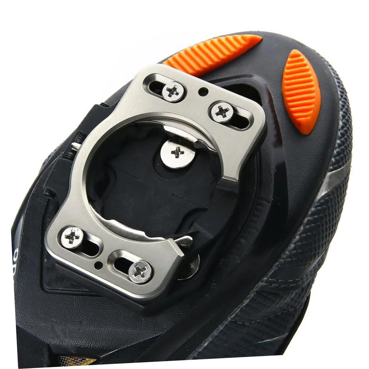 SUPVOX 2pezzi Tacchette Per Bicicletta Da Strada Copritacchette Per Scarpe Da Ciclismo Accessori Per Bicicletta Blocca Pedale Piastra Per Tacchette Adattatore Per Pedali Uso Su Strada e m