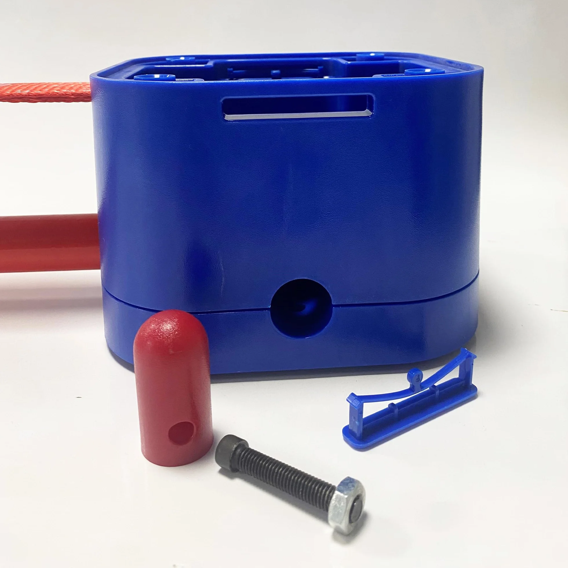 Slackline per Bambini, Sviluppare l'Equilibrio e il Coordinamento, Blu e Rosso